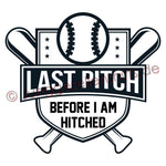 JGA Shirt Bräutigam "Last Pitch" - Junggesellenshirts.de