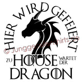 JGA Shirt "Dragon House" - Junggesellenshirts.de