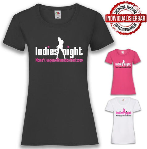 JGA Shirt "Ladies Night" - Junggesellenshirts.de