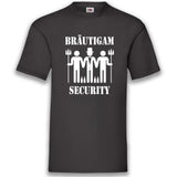 JGA Shirt Team "Bräutigam Security" - Junggesellenshirts.de