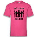 JGA Shirt Team "Bräutigam Security" - Junggesellenshirts.de