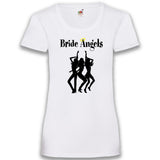 JGA Shirt Team "Bride Angels" - Junggesellenshirts.de