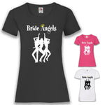 JGA Shirt Team "Bride Angels" - Junggesellenshirts.de