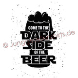 JGA Shirt Team "Come To The Dark Side Of The Beer" - Junggesellenshirts.de