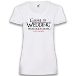JGA Shirt Team "Game Of Wedding" - Junggesellenshirts.de