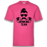 JGA Shirt Team "Hipster Drinking Team" - Junggesellenshirts.de