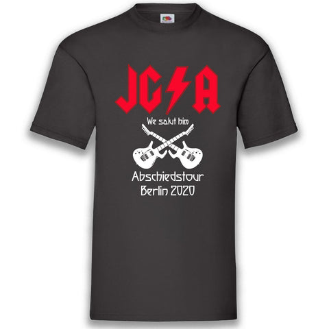 JGA Shirt Team "JGA Rock Abschiedstour" - Junggesellenshirts.de
