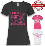 JGA Shirt Team "Ladies Night" - Junggesellenshirts.de