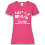 JGA Shirt Team "Ladies Night" - Junggesellenshirts.de