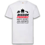 JGA Shirt Team "Mission Possible" - Junggesellenshirts.de