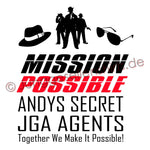 JGA Shirt Team "Mission Possible" - Junggesellenshirts.de