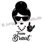 JGA Shirt Team "Team Braut Rock 'n' Roll" - Junggesellenshirts.de
