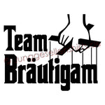 JGA Shirt Team "Team Bräutigam" - Junggesellenshirts.de