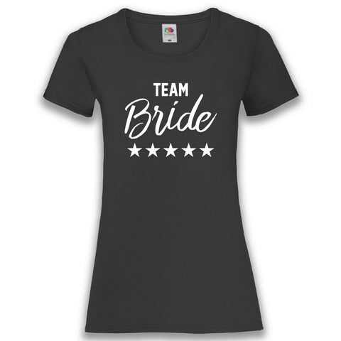 JGA Shirt Team "Team Bride" - Junggesellenshirts.de