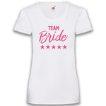 JGA Shirt Team "Team Bride" - Junggesellenshirts.de