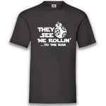 JGA Shirt Team "They See Me Rollin' To The Bar " - Junggesellenshirts.de