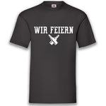 JGA Shirt Team "Wir Feiern" - Junggesellenshirts.de