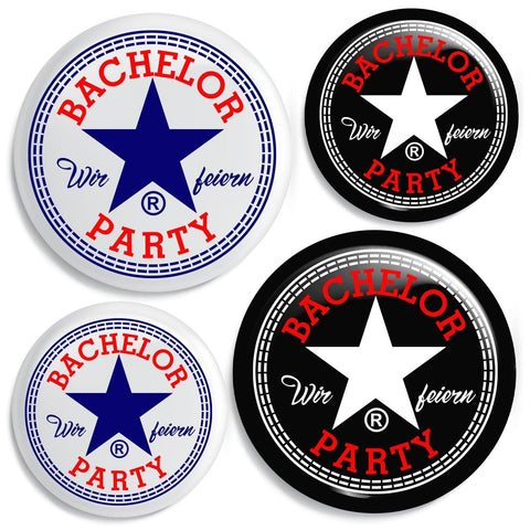 Junggesellenshirts.de Button JGA Buttons "Bachelor Party"