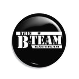 Junggesellenshirts.de Button Schwarz / 38mm JGA Buttons Team "B-Team"