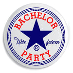 Junggesellenshirts.de Button Weiß / 59mm JGA Buttons "Bachelor Party"