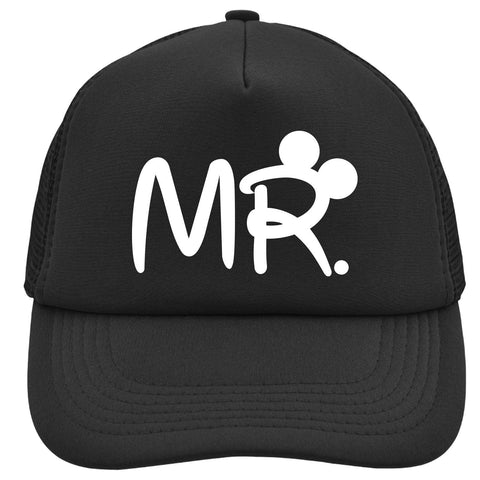 Junggesellenshirts.de Cap Schwarz JGA Cap "Mr. Mouse" Schwarz