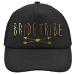 Junggesellenshirts.de Cap Schwarz JGA Cap Team "Bride Tribe" Schwarz