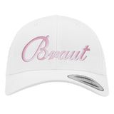 Junggesellenshirts.de Cap Weiß JGA Cap Braut "Braut" Weiß mit Stick