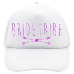 Junggesellenshirts.de Cap Weiß JGA Cap Team "Bride Tribe" Weiß