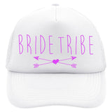 Junggesellenshirts.de Cap Weiß JGA Cap Team "Bride Tribe" Weiß