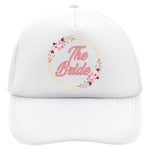 Junggesellenshirts.de Cap Weiß JGA Cap "The Bride" Weiß