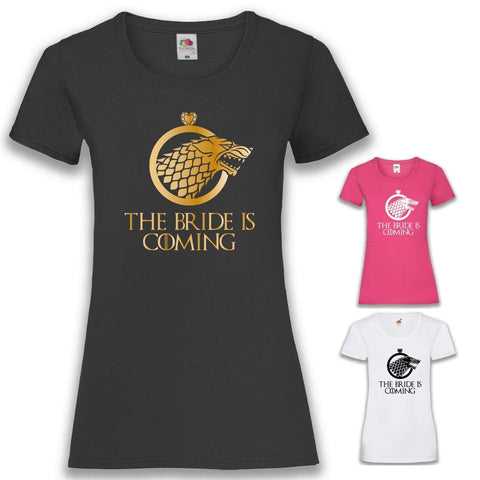 Junggesellenshirts.de Damenshirt JGA Shirt Braut "GOT Bride"