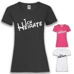 Junggesellenshirts.de Damenshirt JGA Shirt Braut "Ich Heirate" Basic Variante