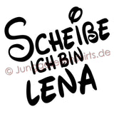 Junggesellenshirts.de Damenshirt JGA Shirt Braut "Scheiße"