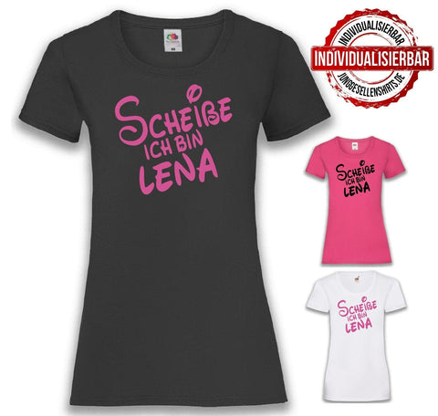 Junggesellenshirts.de Damenshirt JGA Shirt Braut "Scheiße"