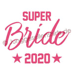 Junggesellenshirts.de Damenshirt JGA Shirt Braut "Superbride"