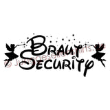 Junggesellenshirts.de Damenshirt JGA Shirt Team "Braut Security"
