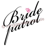Junggesellenshirts.de Damenshirt JGA Shirt Team "Bride Patrol"