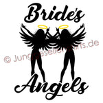 Junggesellenshirts.de Damenshirt JGA Shirt Team "Bride's Angels"