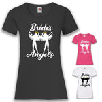 Junggesellenshirts.de Damenshirt JGA Shirt Team "Bride's Angels"