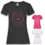 Junggesellenshirts.de Damenshirt JGA Shirt Team "Bride Tribe"