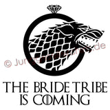 Junggesellenshirts.de Damenshirt JGA Shirt Team "GOT Bride Tribe"