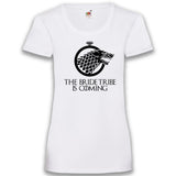 Junggesellenshirts.de Damenshirt JGA Shirt Team "GOT Bride Tribe"