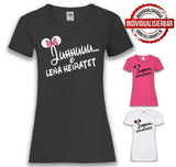 Junggesellenshirts.de Damenshirt JGA Shirt Team "Juhhuuu..."