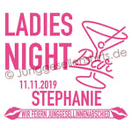 Junggesellenshirts.de Damenshirt JGA Shirt Team "Ladies Night"
