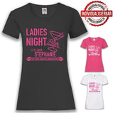 Junggesellenshirts.de Damenshirt JGA Shirt Team "Ladies Night"