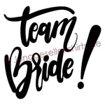 Junggesellenshirts.de Damenshirt JGA Shirt Team "Team Bride"