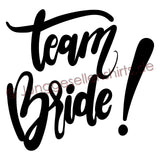 Junggesellenshirts.de Damenshirt JGA Shirt Team "Team Bride"
