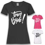 Junggesellenshirts.de Damenshirt JGA Shirt Team "Team Bride"