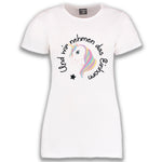 Junggesellenshirts.de Damenshirt JGA Shirt Team "Und Wir Nehmen Das Einhorn II"