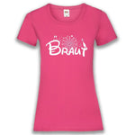 Junggesellenshirts.de Damenshirt XS / Fuchsia JGA Shirt Braut "Feuerwerk"